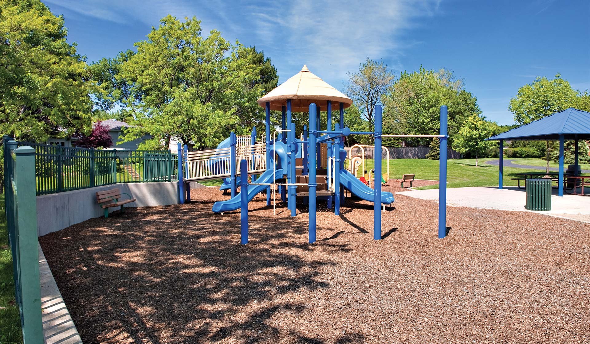 Children's playground within walking distance