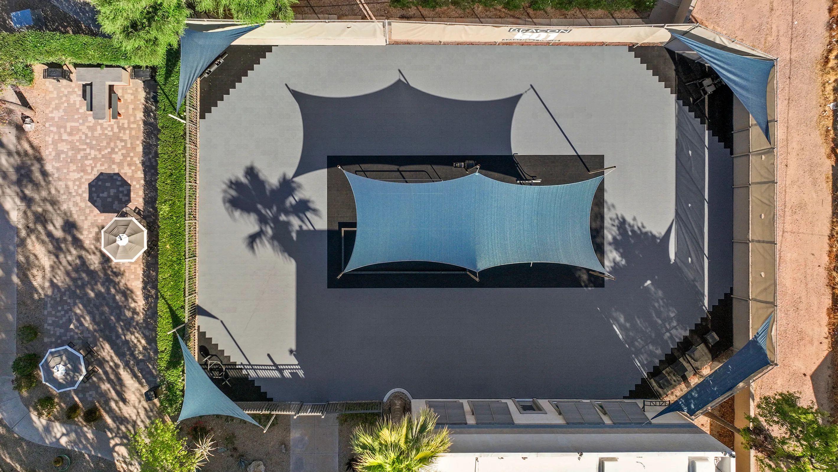 Work out in the fresh air with our outdoor fitness zone. 