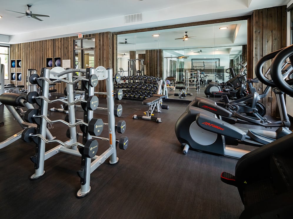 State-of-the-art fitness center