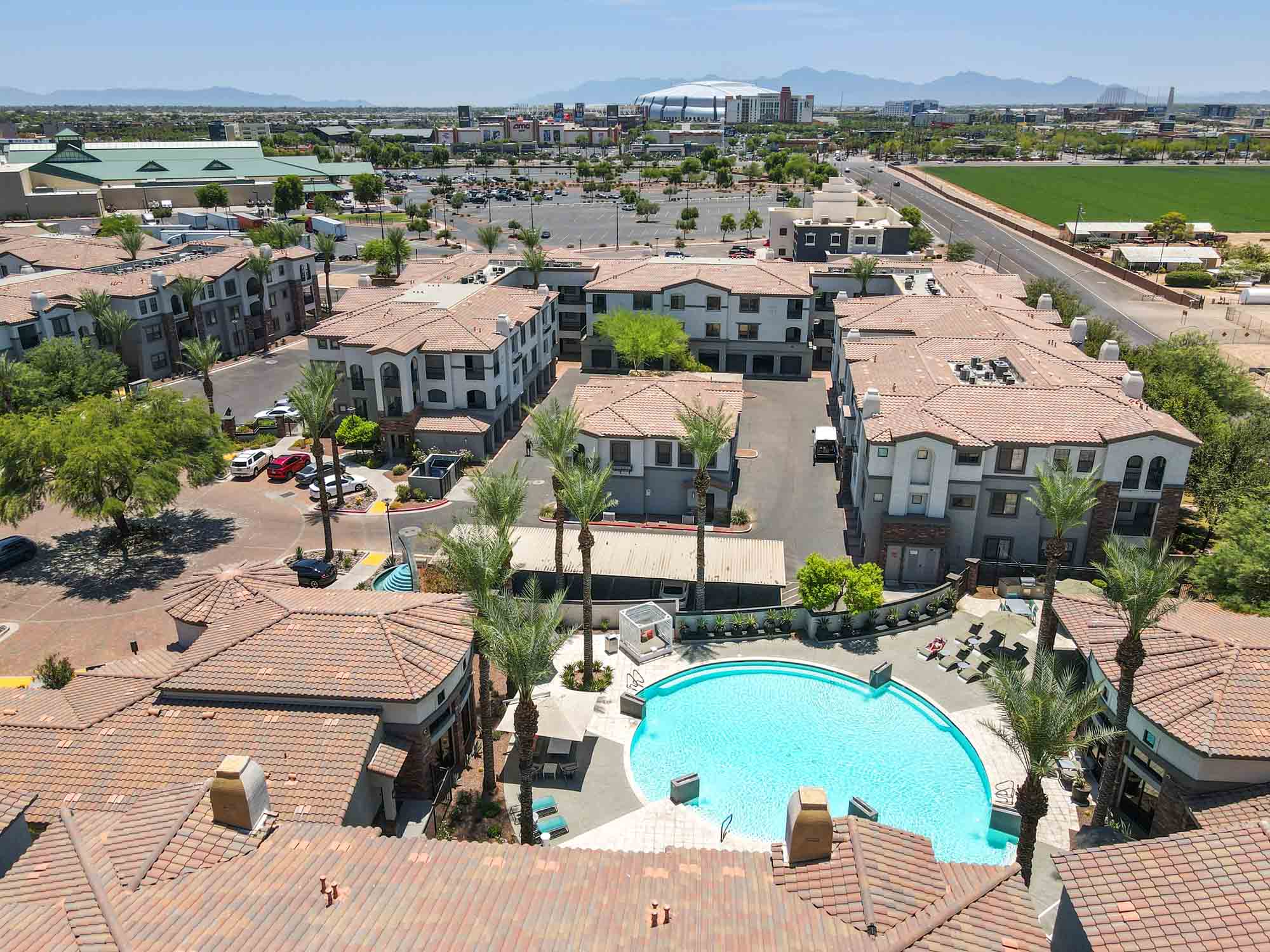 Zone Luxe, Glendale, AZ, Aerial View
