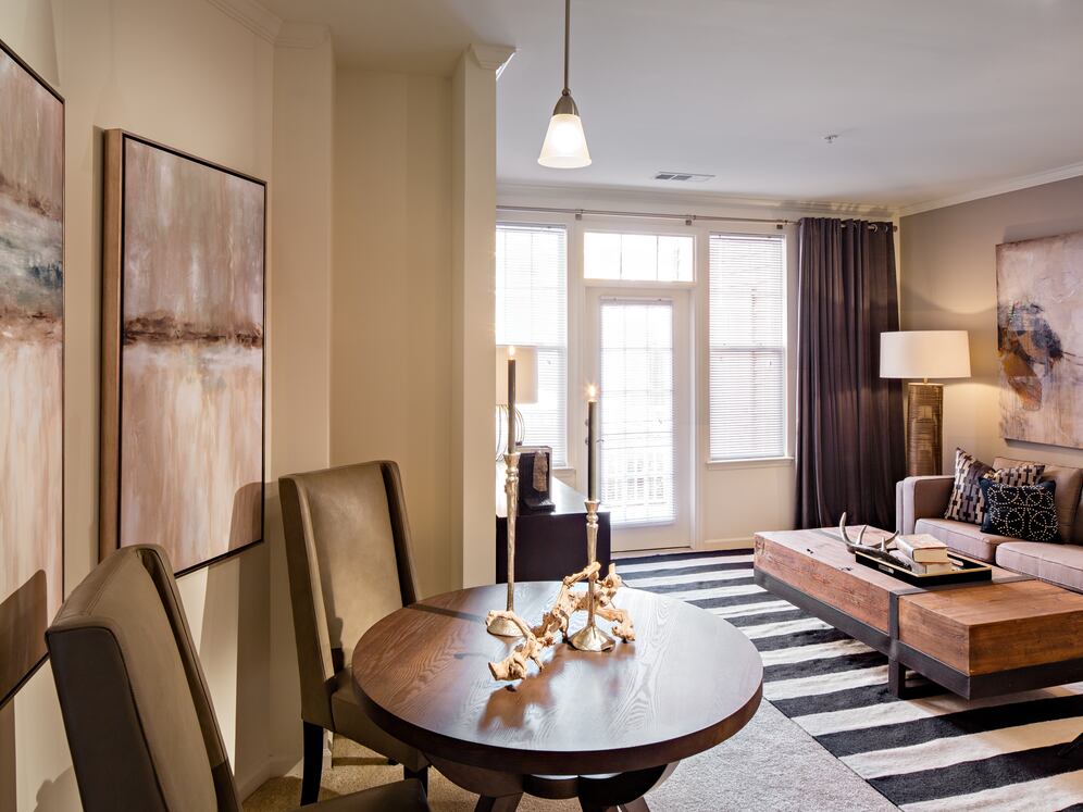 Living and dining room