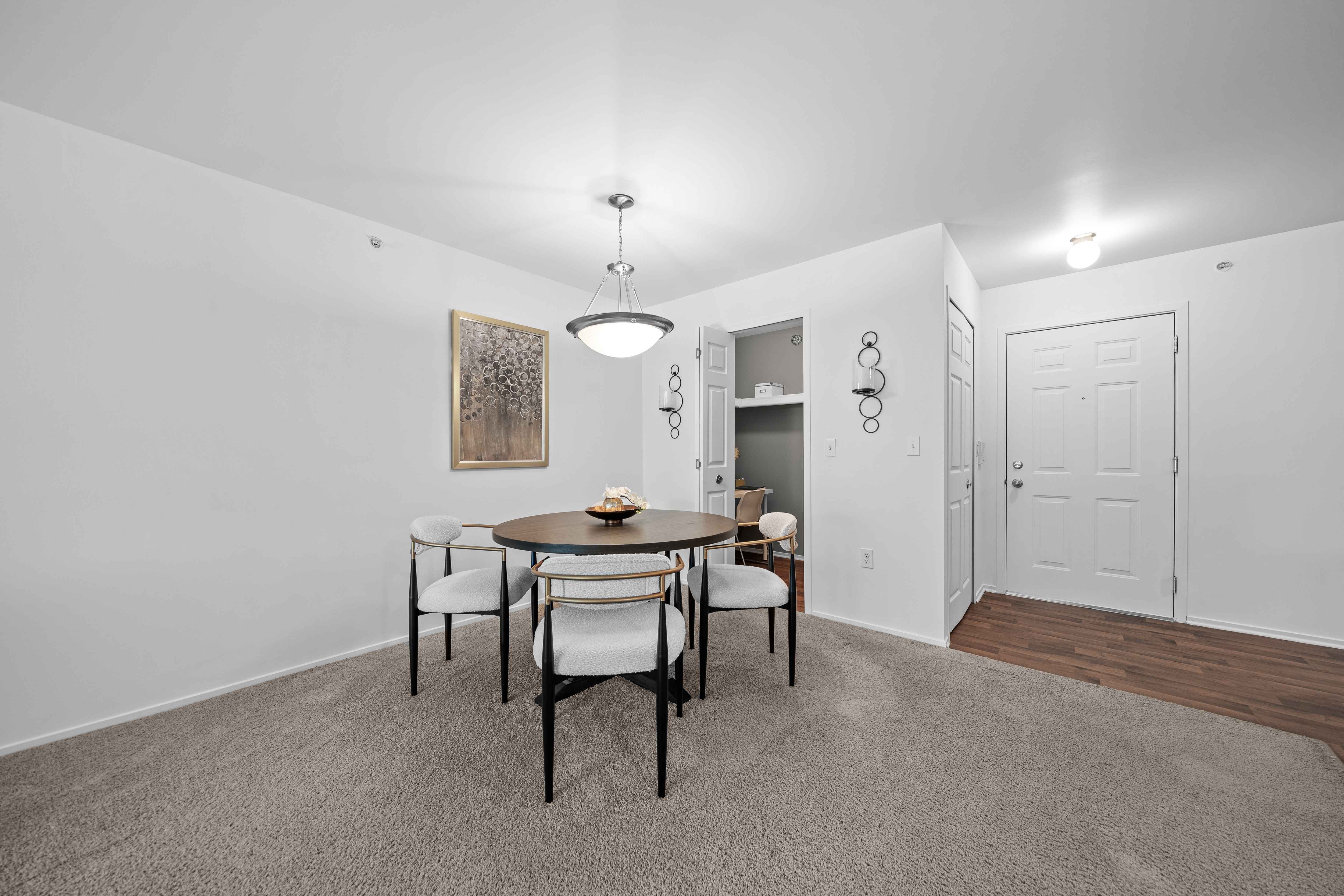 Spacious Dining room at Prentiss Pointe Apartments in Harrison Township