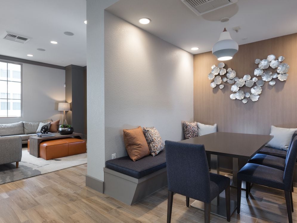 Resident lounge with private seating area