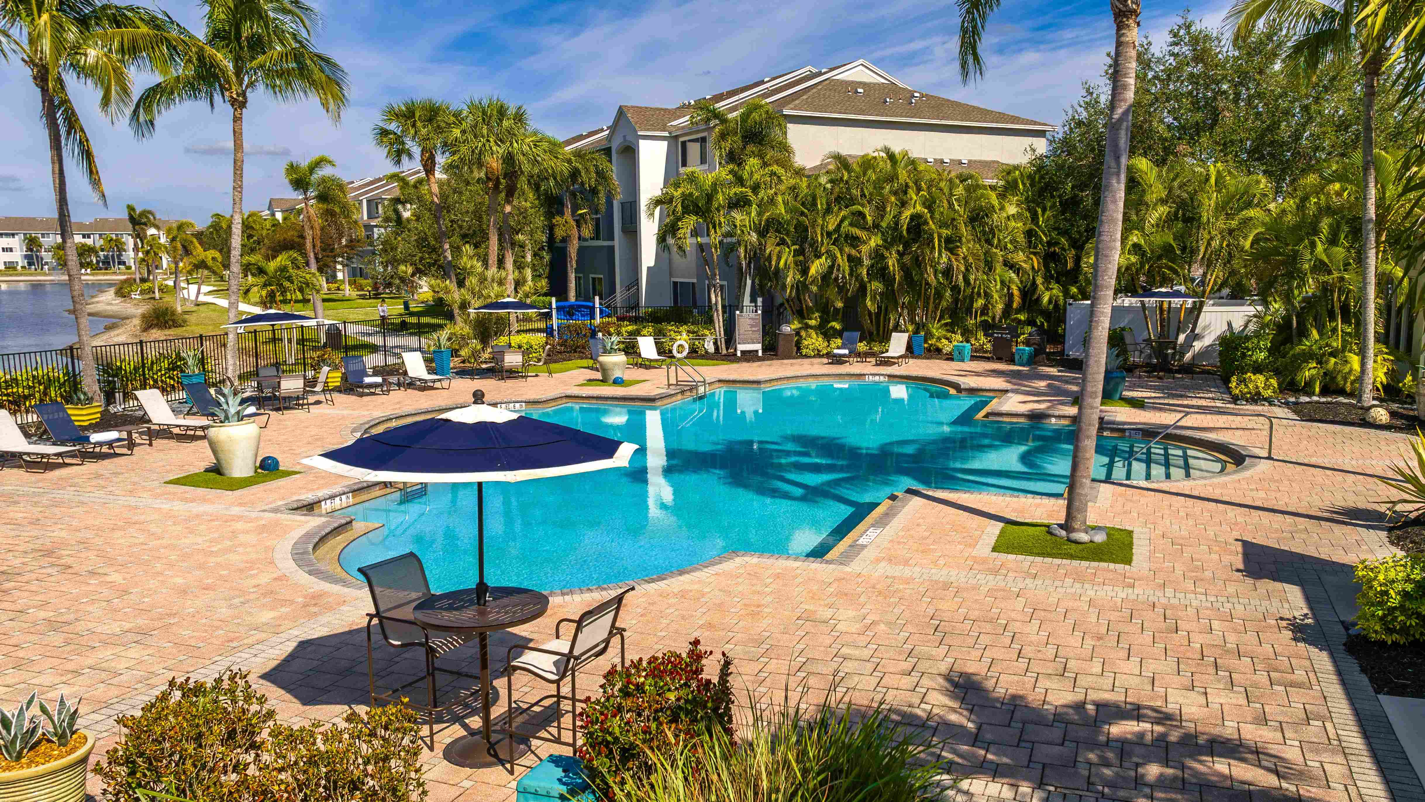Enjoy a refreshing swim or soak up the sun on our spacious sundeck, surrounded by lush tropical landscaping.