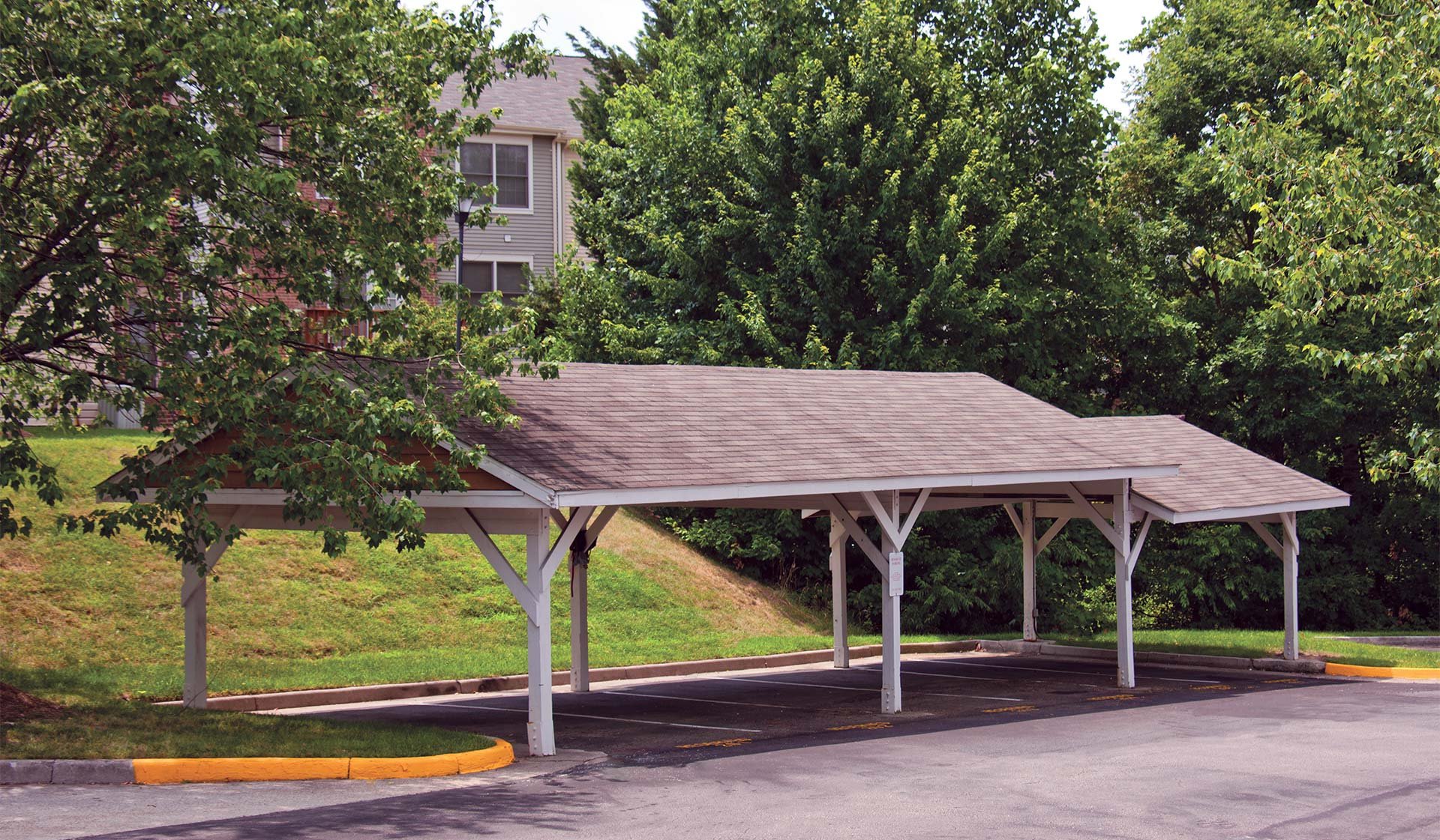 Covered parking available to residents