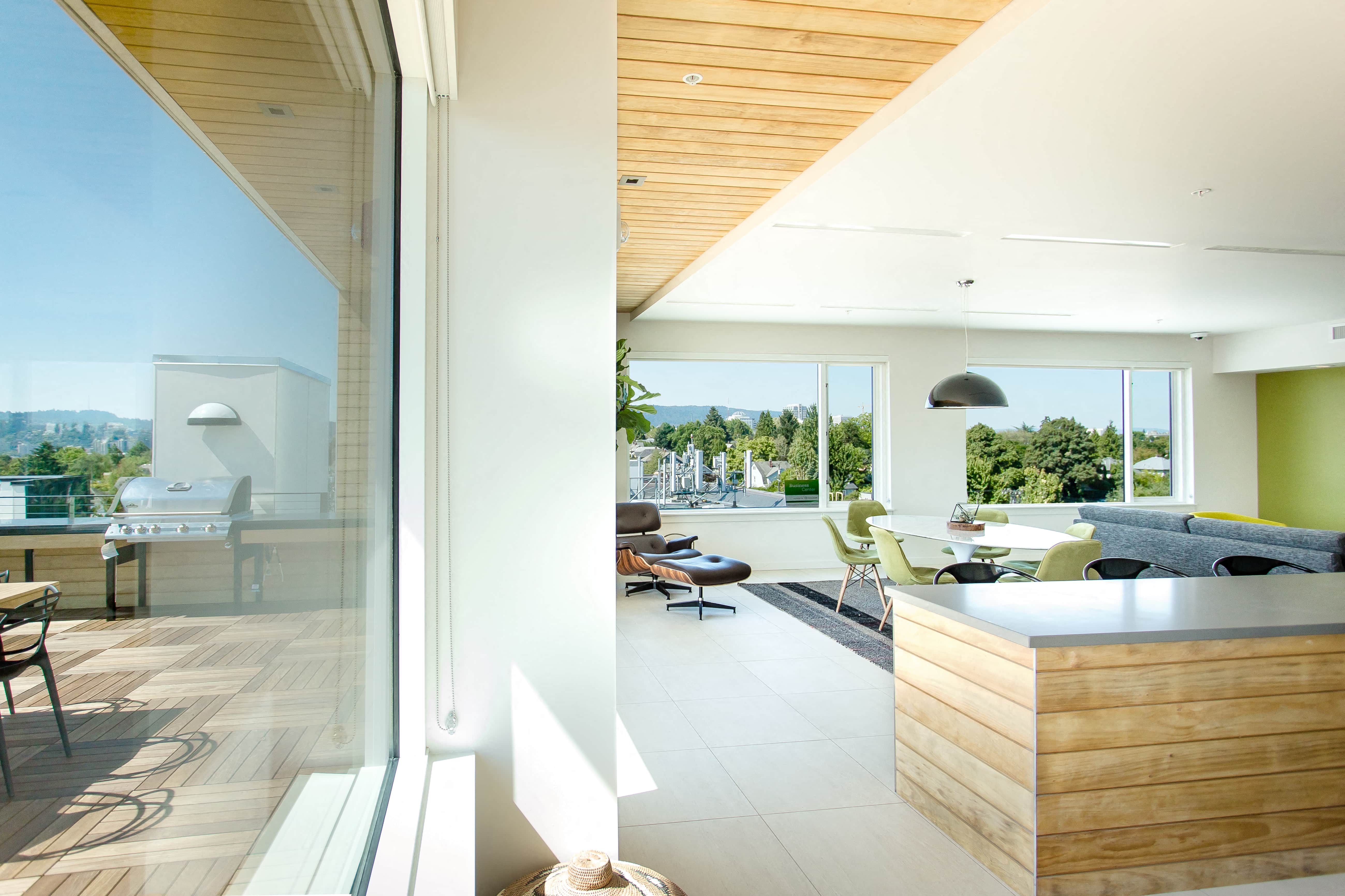 Rooftop clubhouse