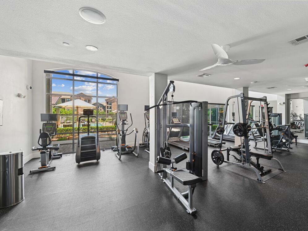 State-of-the-art fitness center with cardio and strength equipment