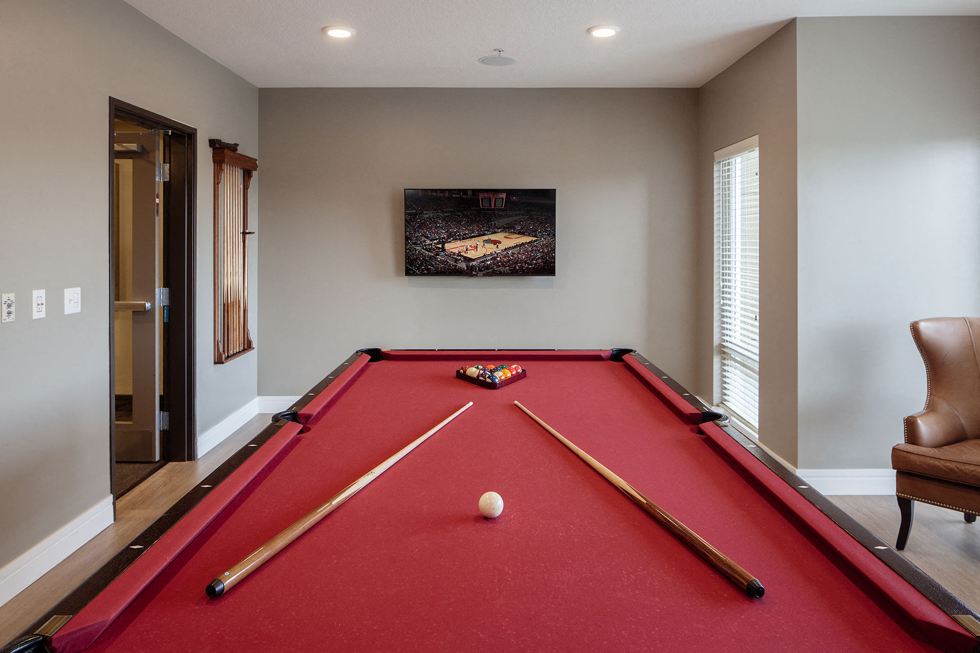 Billiards room