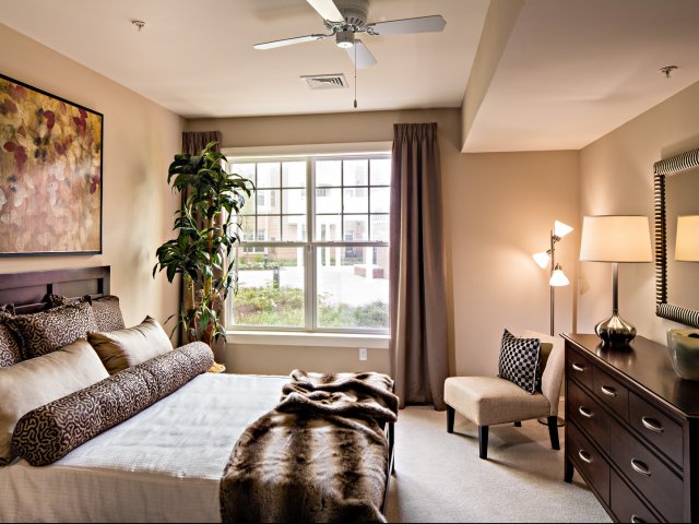 Bright and airy bedrooms.