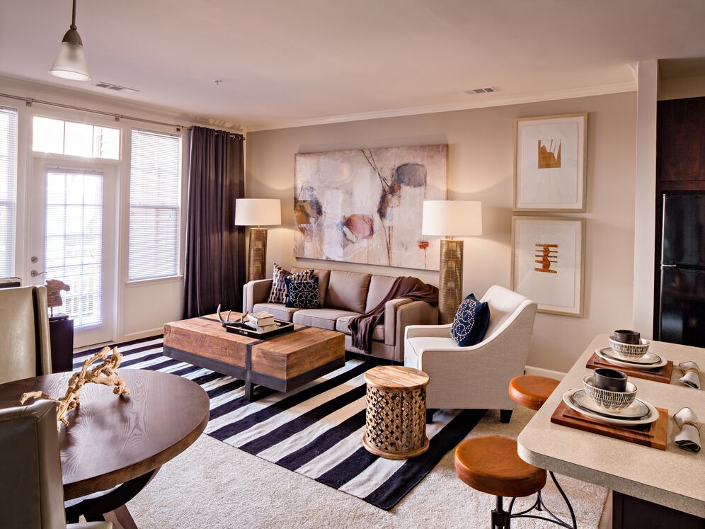 Living and dining room