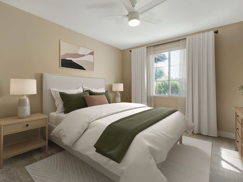 Upgraded Finishes bedroom with carpet (select homes)