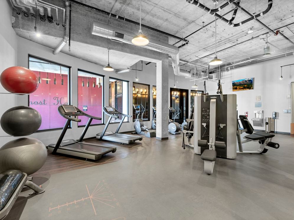 Fully loaded fitness center with cardio and strength equipment