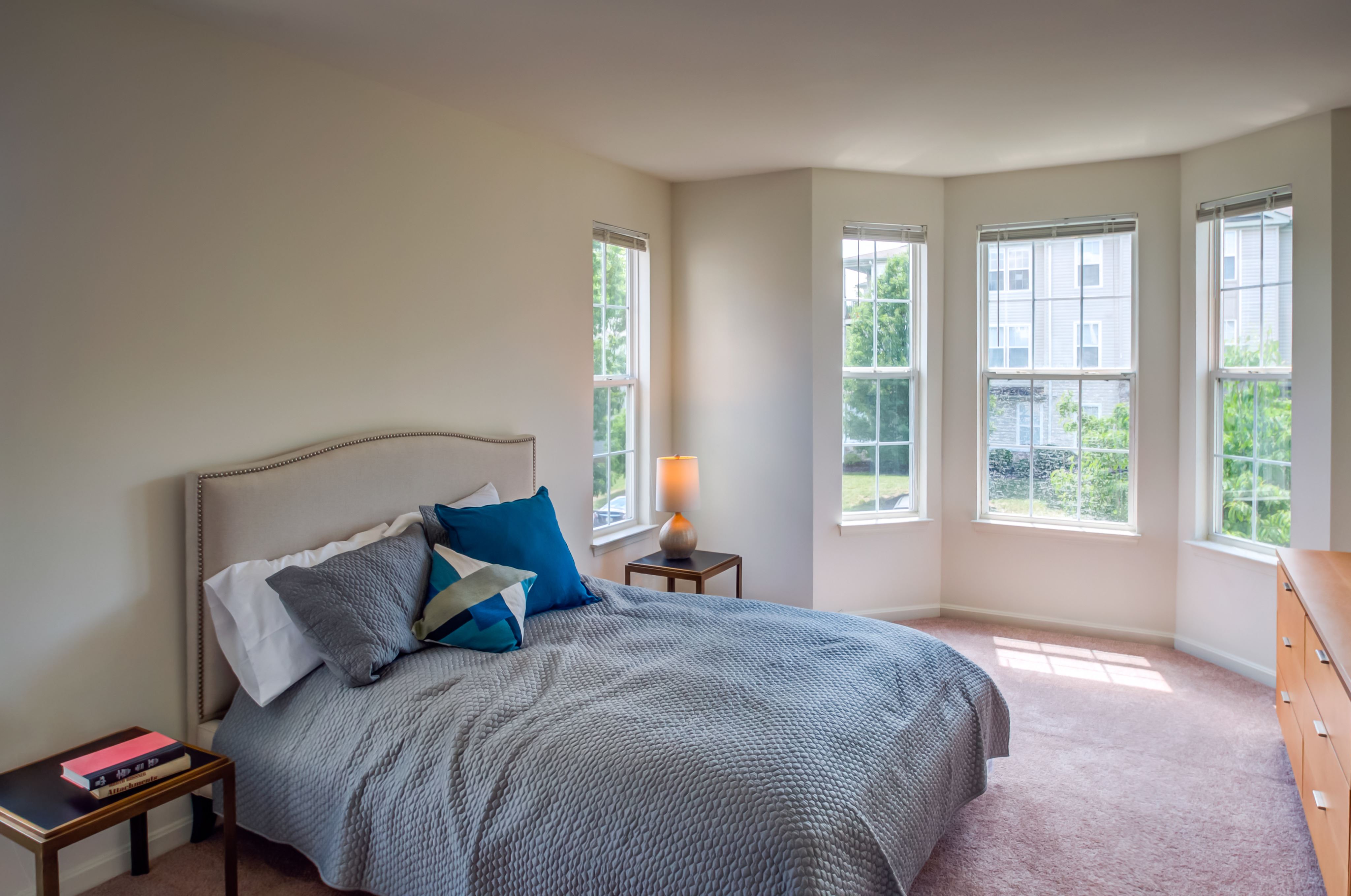 Bay windows in select apartment homes