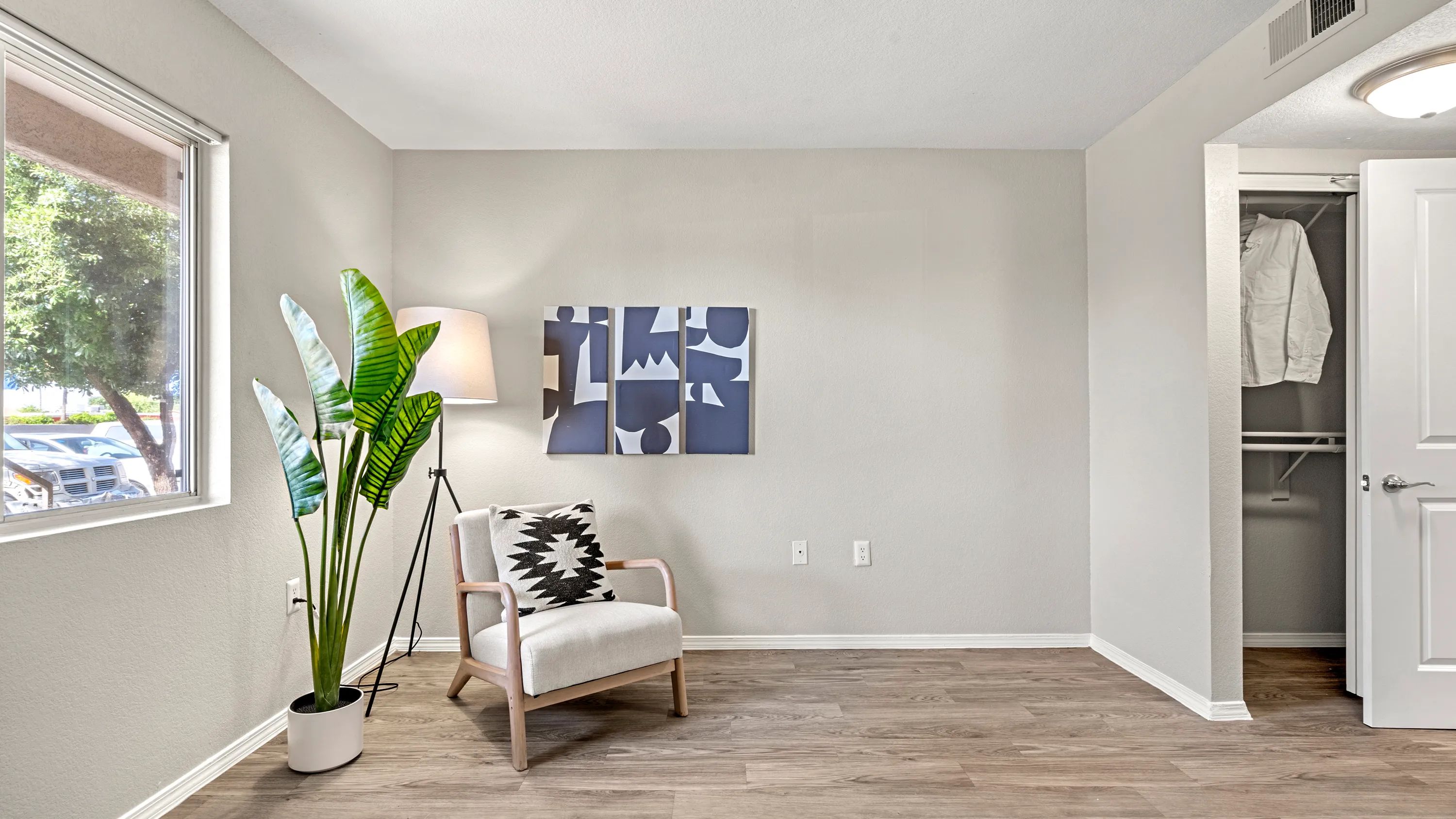 Your master suite is a sanctuary of serenity with his/her closets and private access to your master bath