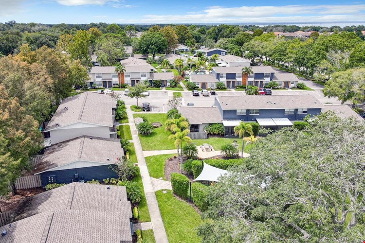 A birdseye view of our beautifully landscaped community.