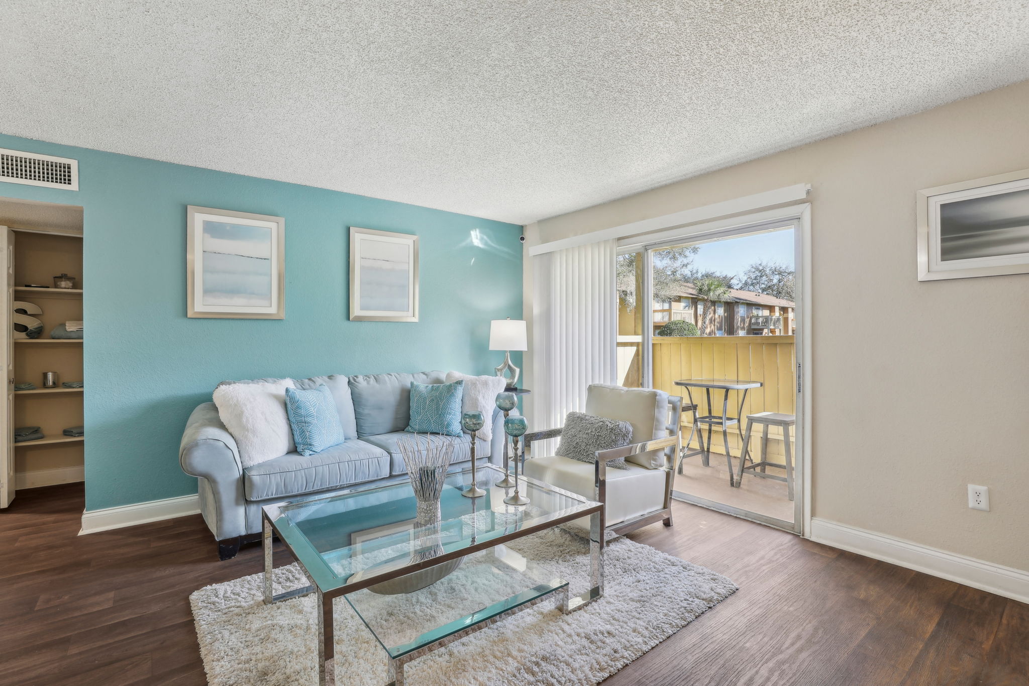 Open Concept Living Room with LVP Flooring