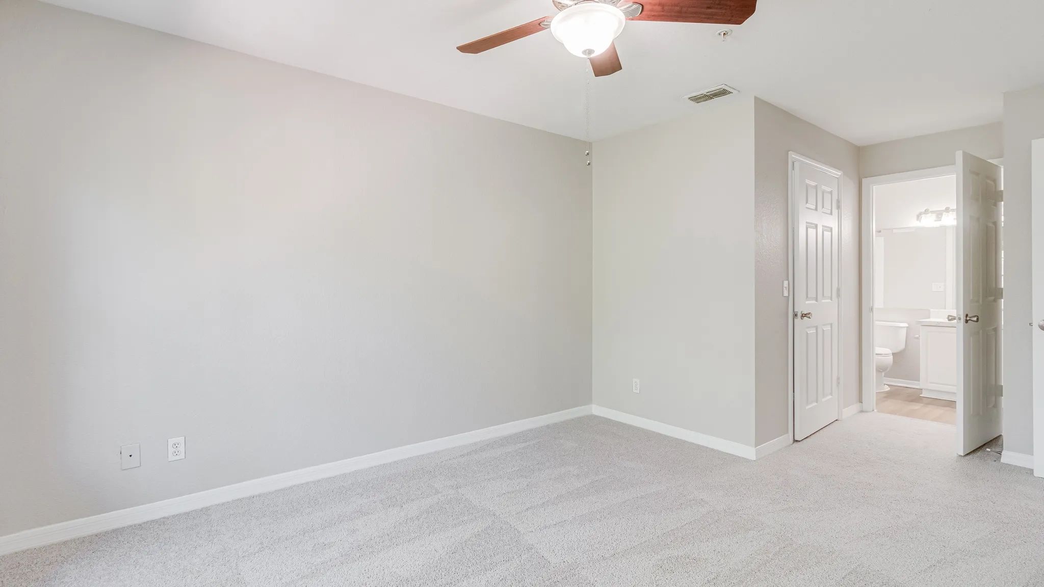 Enjoy the convenience of an en suite bathroom in your primary bedroom. 