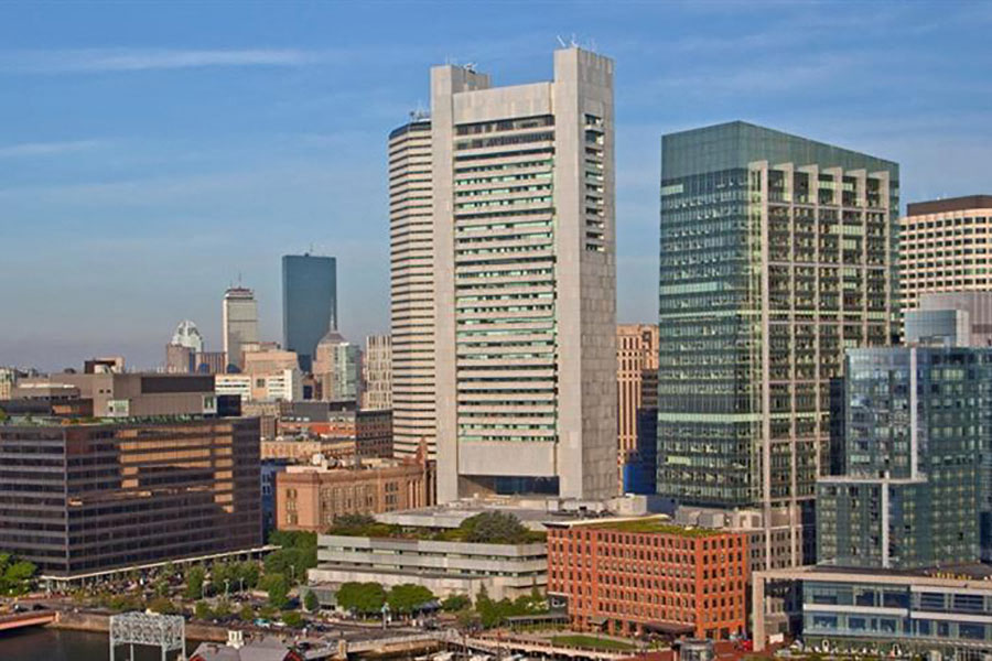 Views of Downtown Boston Financial District