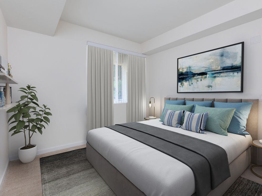 Classic Package I bedroom with carpeted flooring