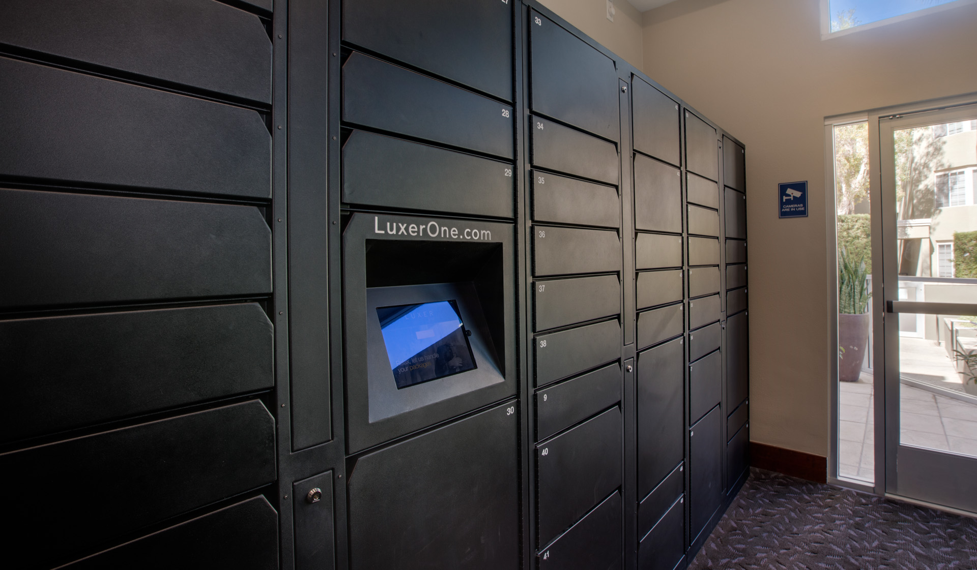 Safe and secure 24/7 package pickup