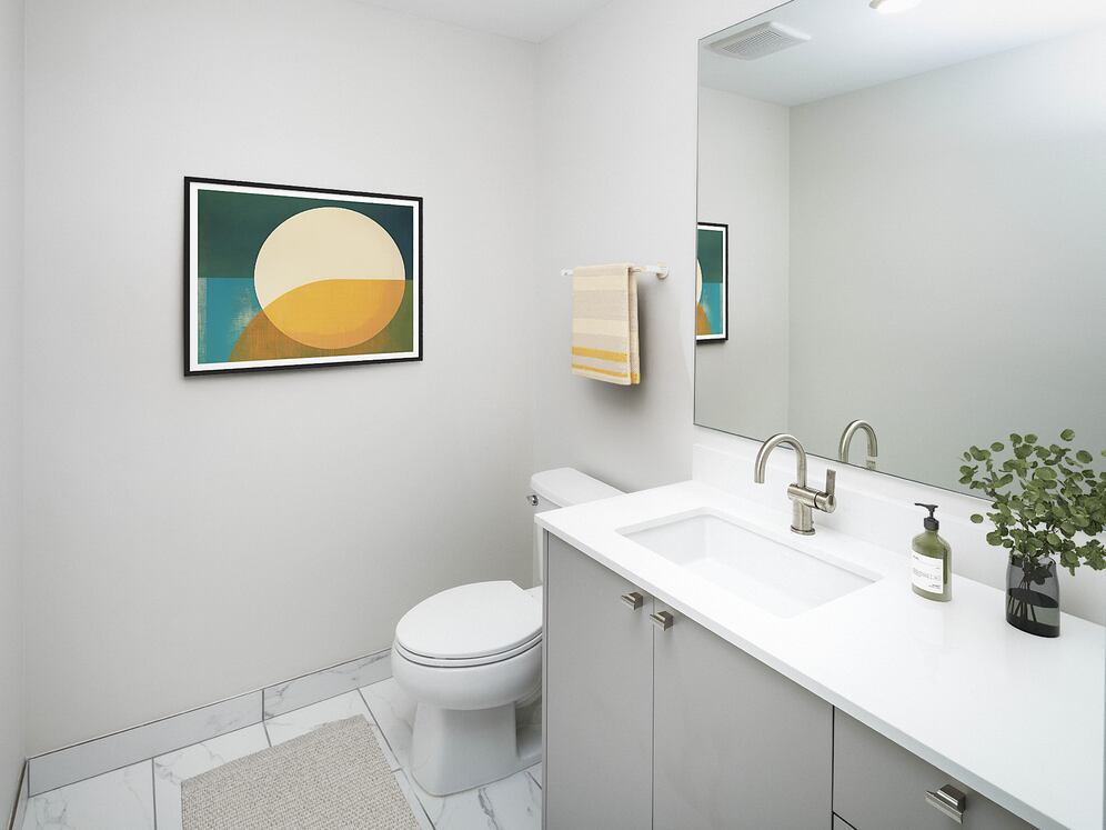 Signature Collection Townhome powder room half-bath
