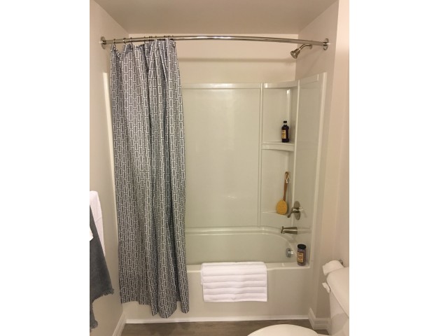 One bedroom spacious bathroom