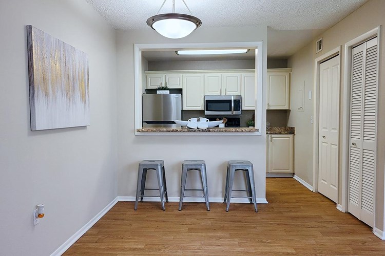 Our classic floor plans feature a separate dining area.