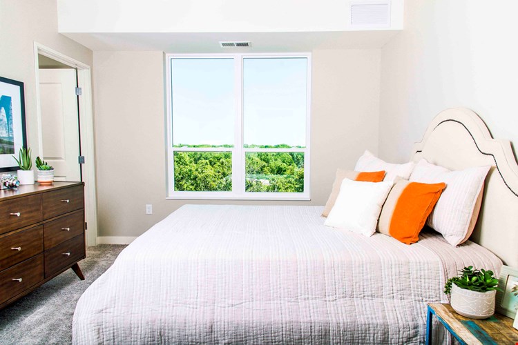 Two-Bedroom Apartment Sleeping Area