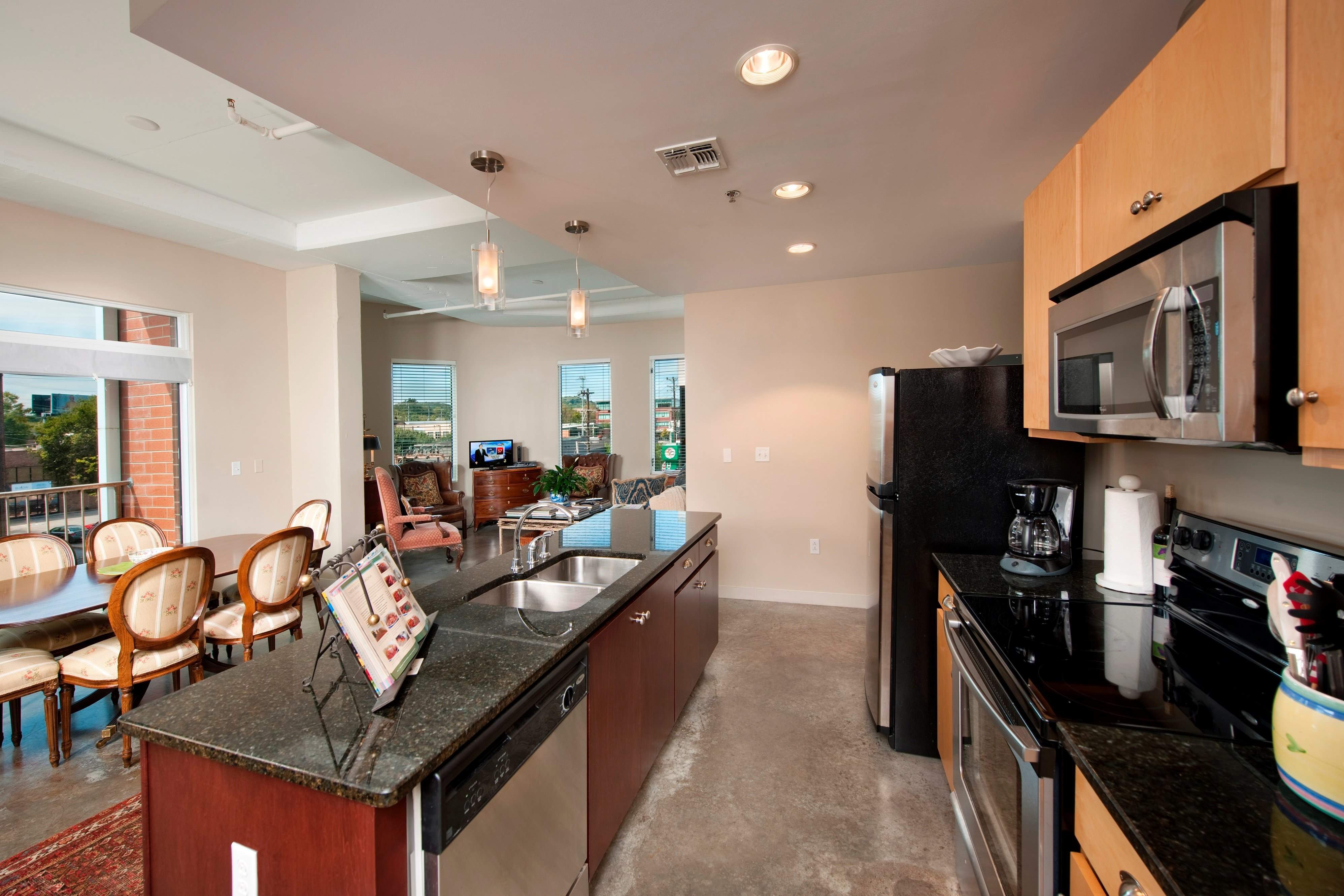 nine furnished kitchen