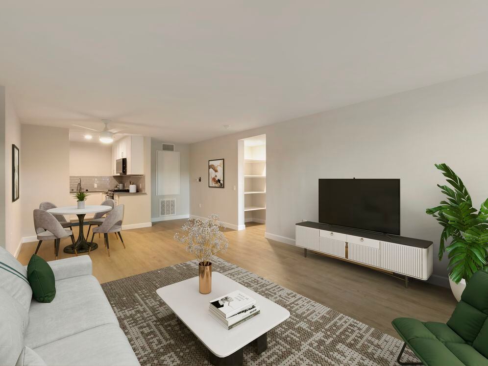 Dining and living room