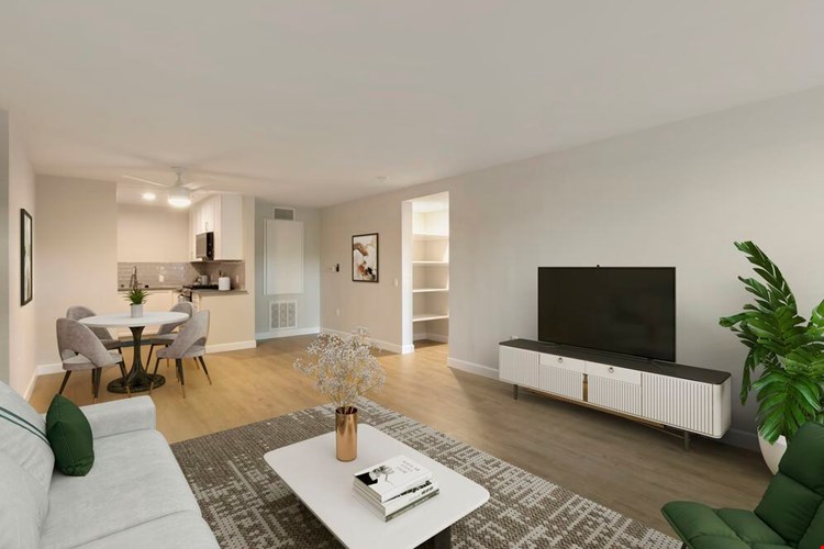 Dining and living room