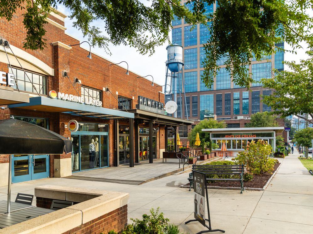 Blocks from dining and retail options