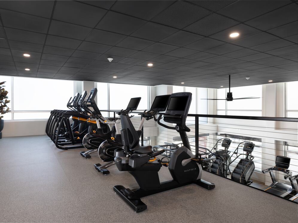 State-of-the art fitness center with cardio equipment (Phase III)
