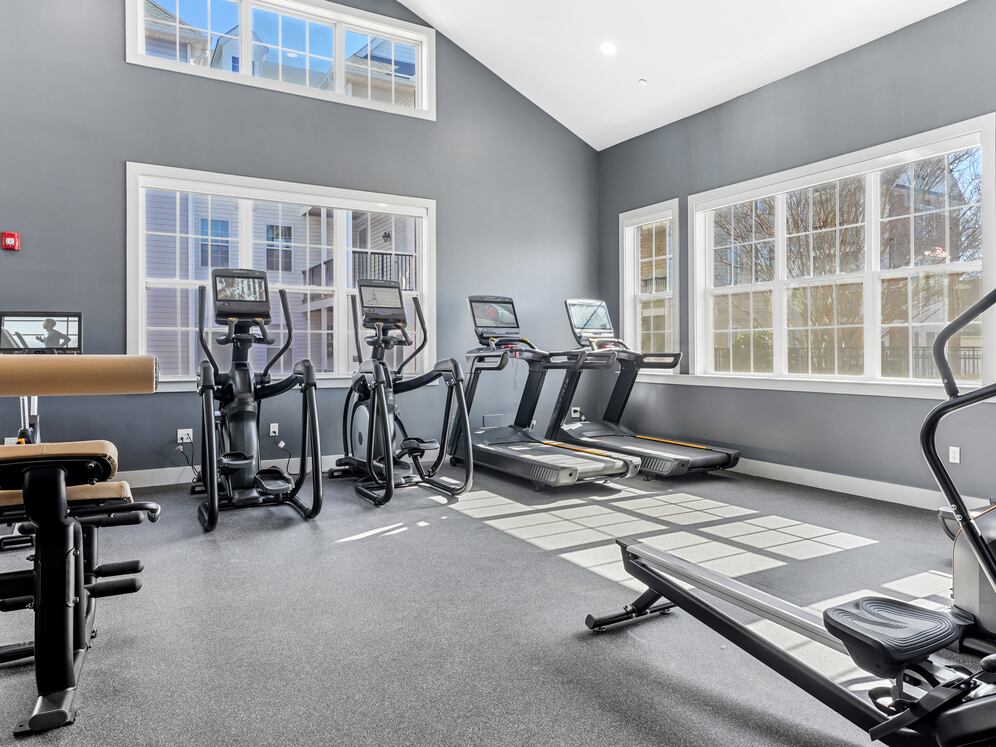 State-of-the-art fitness center with cardio equipment