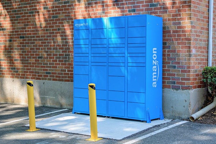 Retrieving your packages just got easier with our Amazon Hub package lockers!