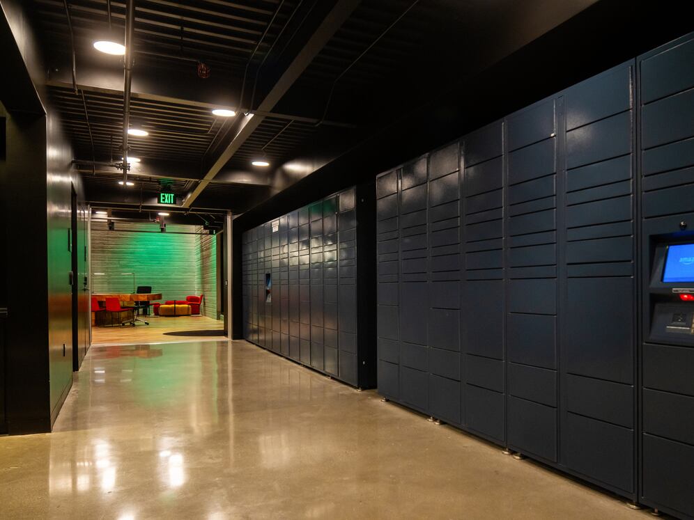 Amazon Hub package lockers for convenient 24/7 delivery and pickup