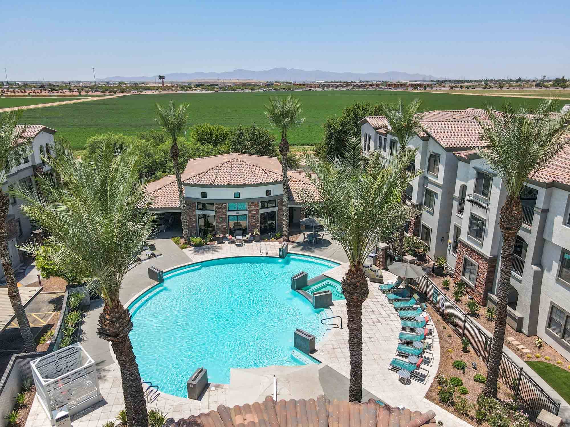 Zone Luxe, Glendale, AZ, Aerial View