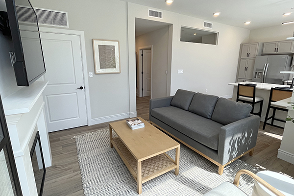 Model B1 - Living Room | Residences at 55