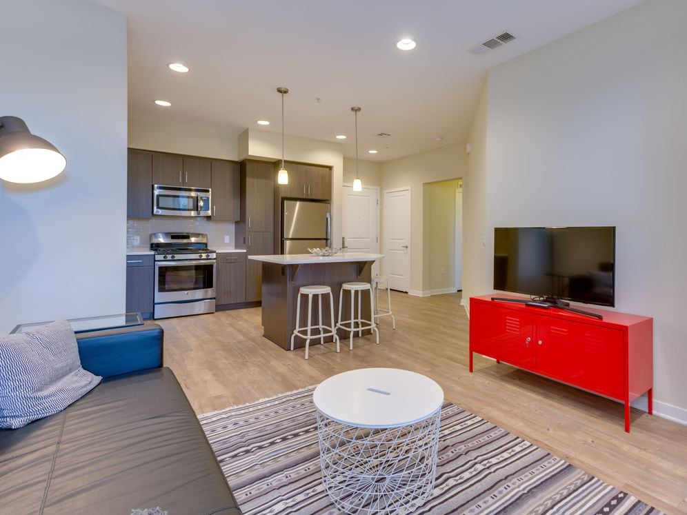 Phase III Modern Living Room and Kitchen