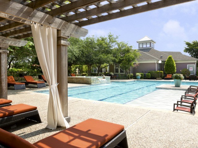 Gorgeous Pool Area with Cabanas and Sun Deck