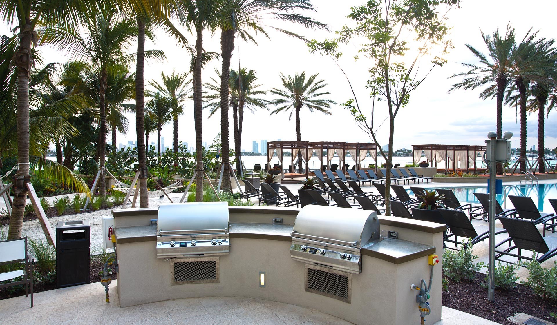 Host a poolside BBQ with your friends or neighbors
