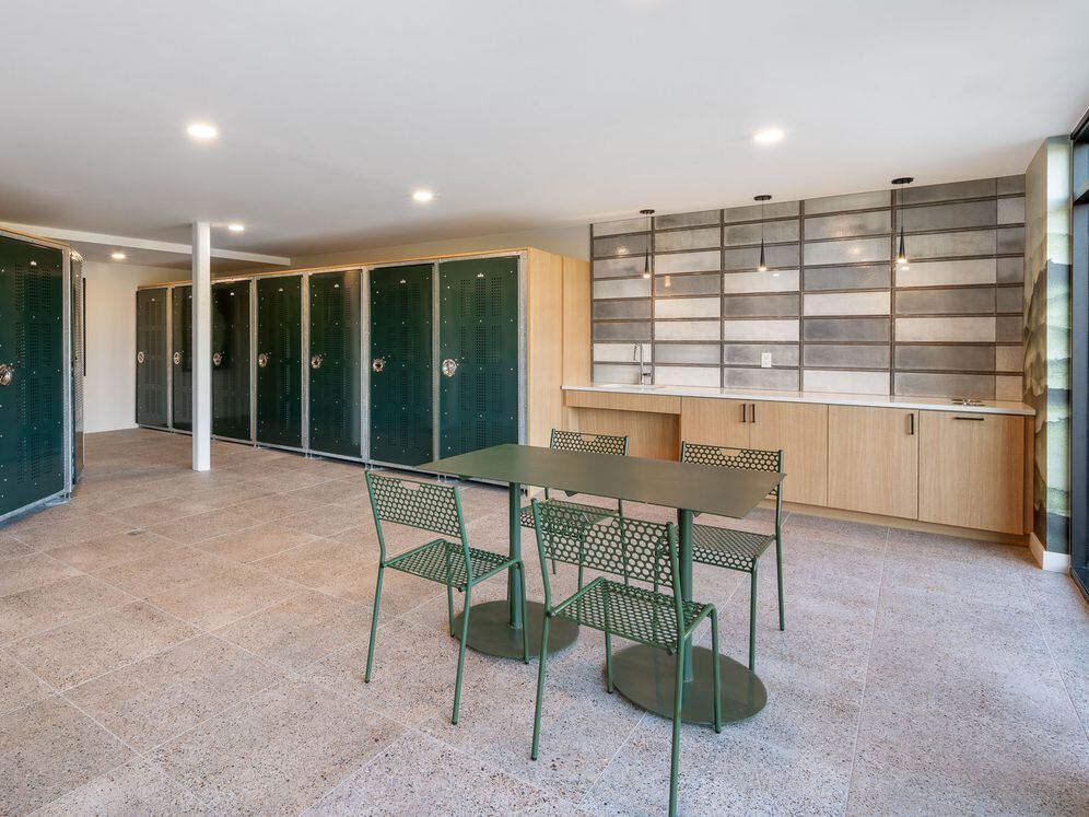 Bike repair room and storage