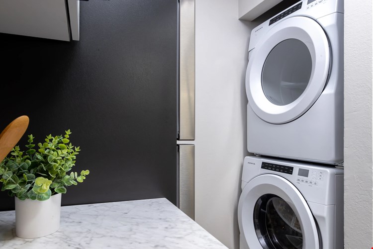 Effortless laundry with convenient in-unit washer and dryer appliances.