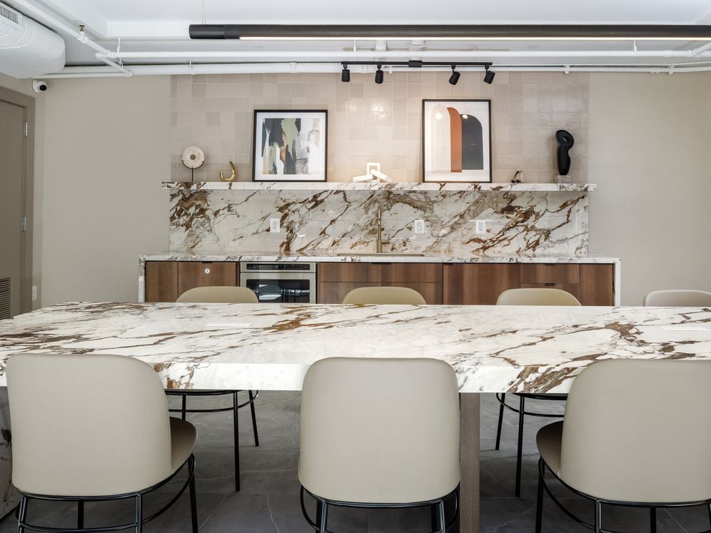 Resident lounge with kitchenette