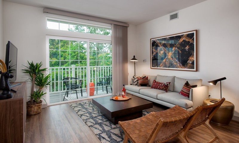 Every home has a private balcony