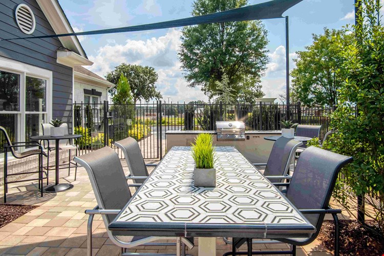 Experience alfresco dining and unforgettable gatherings at our poolside outdoor kitchen!