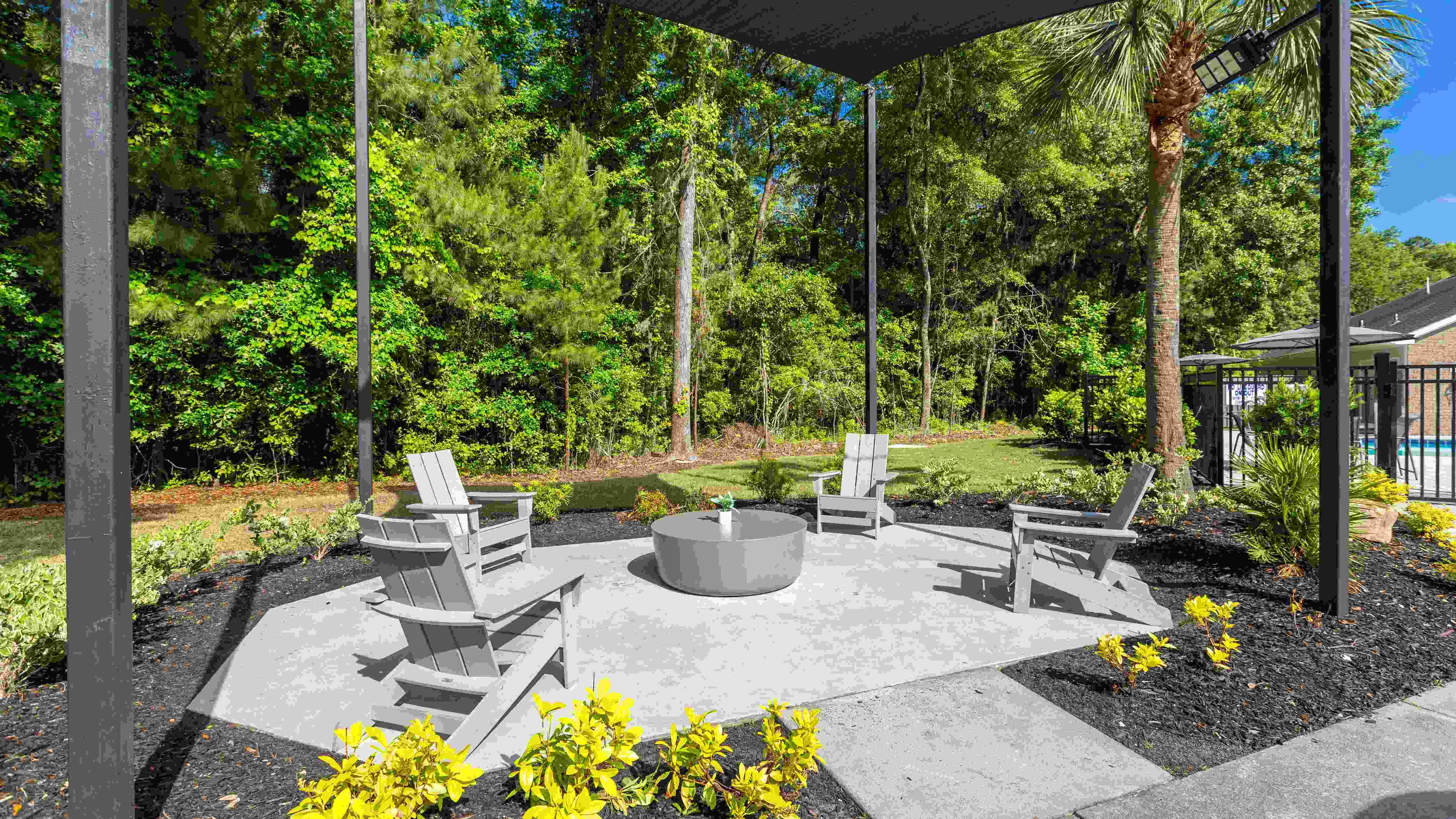 Soak up the sun at our outdoor lounge!