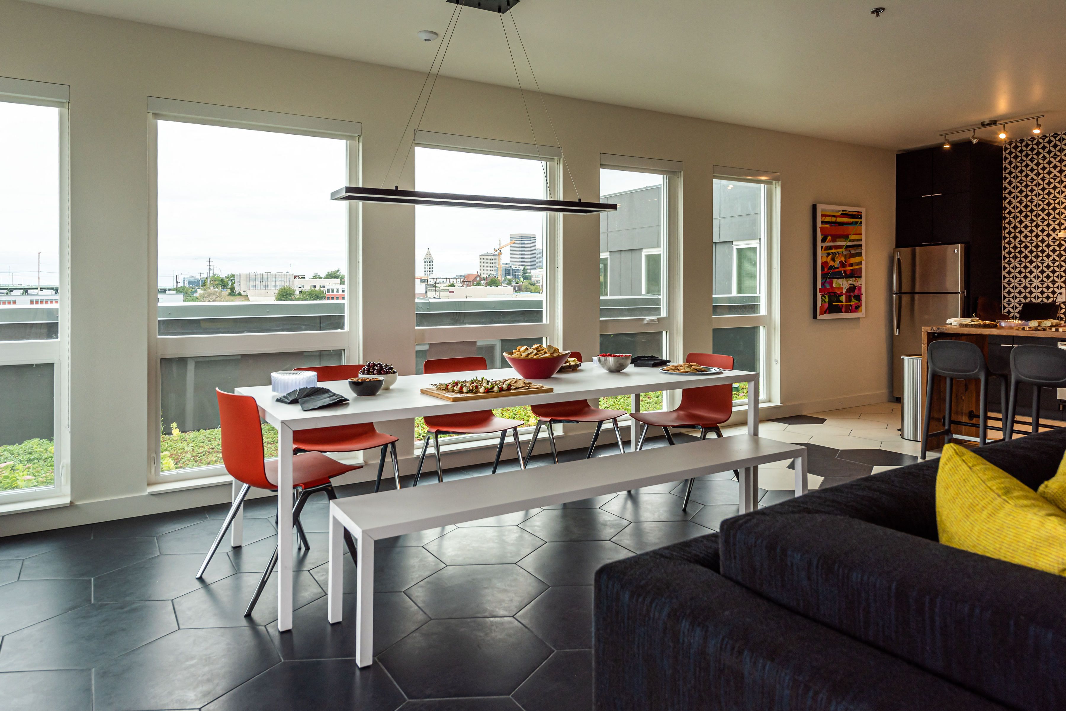 Dining Space in the Community Lounge