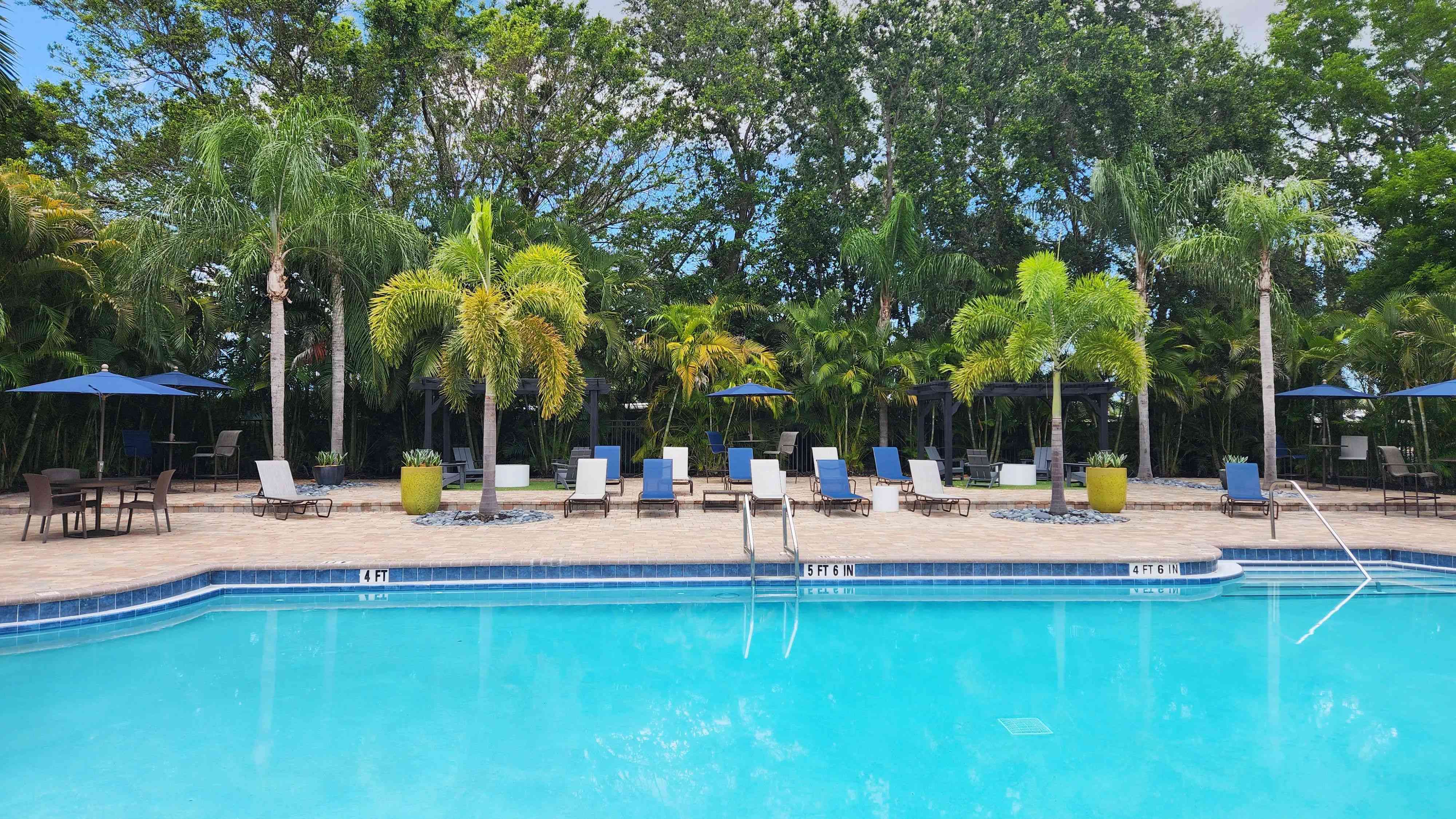 Immerse yourself in a pool of tranquility where relaxation and enjoyment go hand in hand.