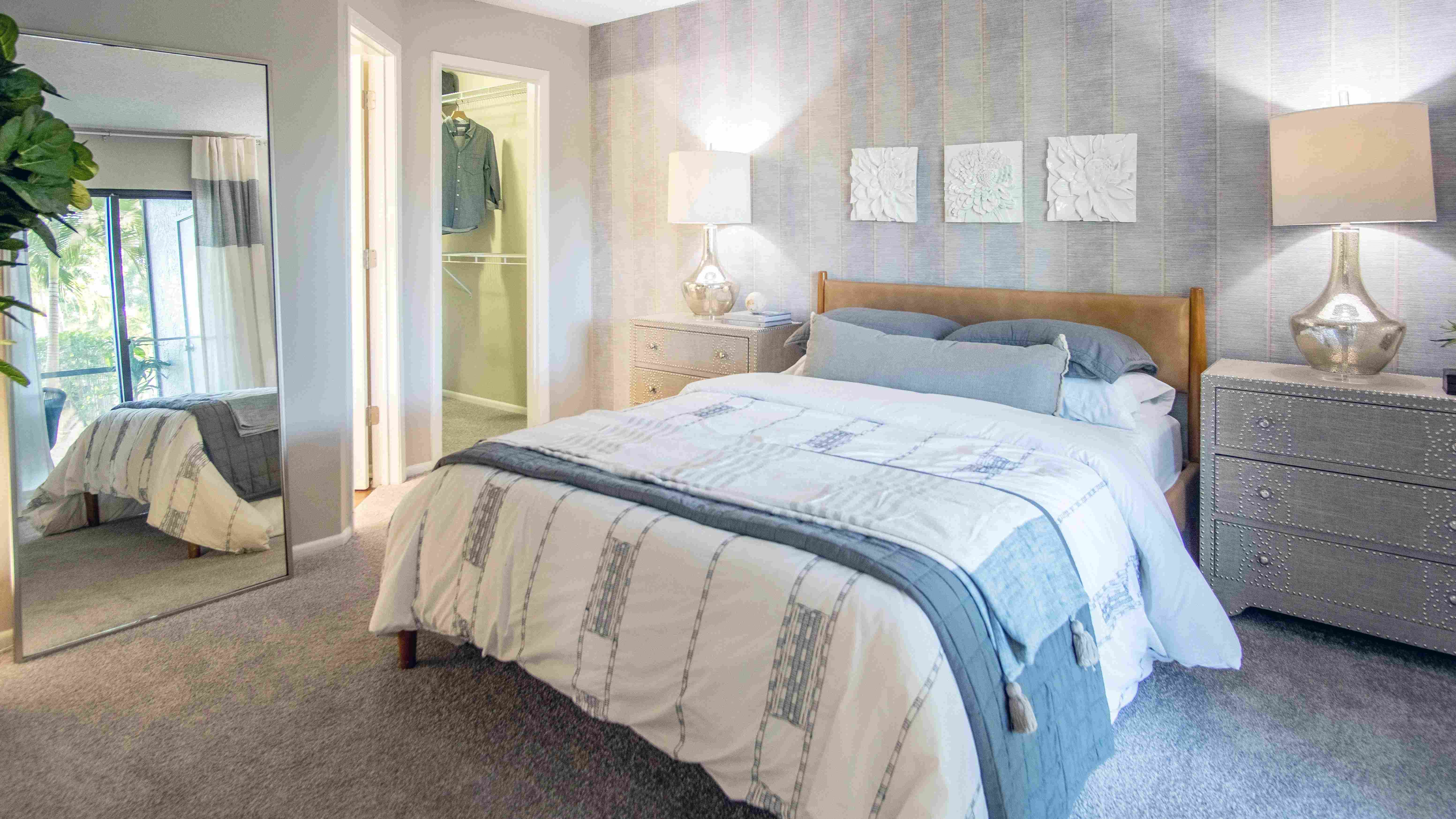 Indulge in the luxury of the Riviera Master Suite with its spacious walk-in closet and direct lanai access.